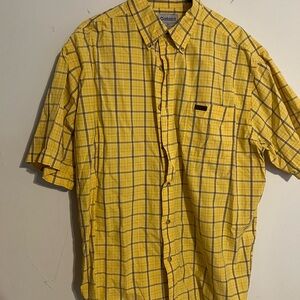 Carhartt Yellow Checkered Men's Shirt